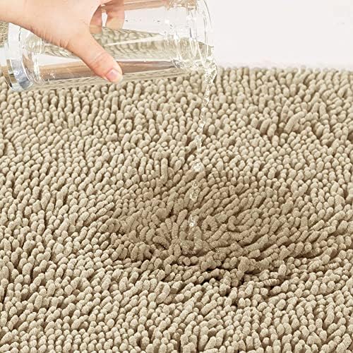 שטיח אמבטיה של סונורו קייט צ'ניל, מחצלת אמבטיה ללא החלקה, שטיחי אמבטיה עבים נעימים ומעורפלים עמידים