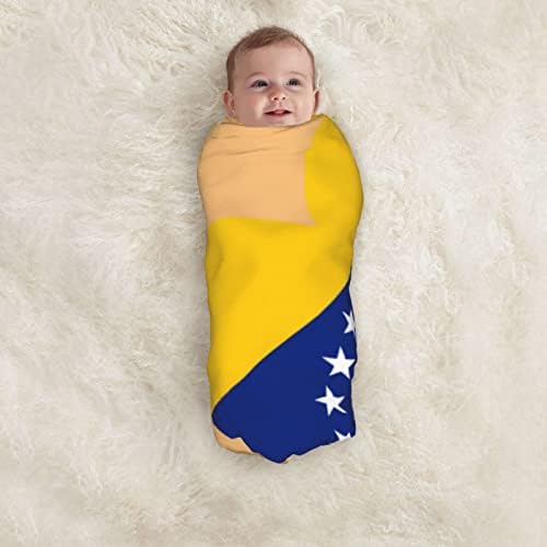 אהבה דגל וונצואלה שמיכה לתינוקות מקבלת שמיכה לעטיפת כיסוי חוט -יילוד של תינוקות