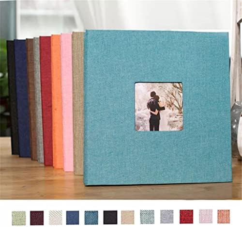 Ganfanren 16 אינץ 'פשתן DIY אלבומי אלבום יום הולדת מתנה ליום הולדת תמונות חתונה תמונות אלבומי עבודות נייר