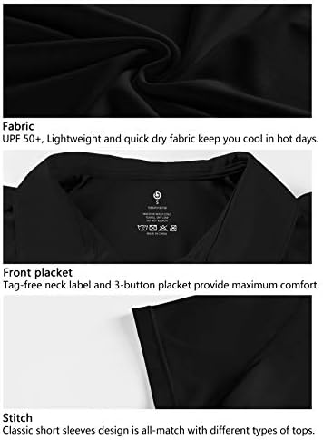BubbleLime 4 סגנונות V-Neck/Polo's UPF 50+ הגנת שמש גולף טניס חולצות אתלטיות מהירות ספורט חיצוני יבש