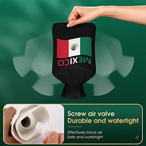 דגל מקסיקו בקבוק מים חמים עמיד שקית מים חמים בקבוק מים חמים למיטה ביתית