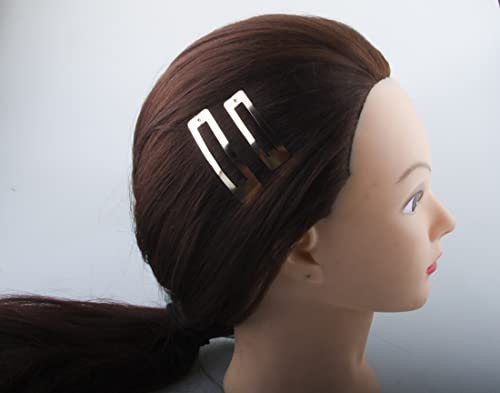 Mahavimoksa 1 קופסא 1 סגלגל/דמעה/מלבן מעורב 3 צורות צורה נשים קטעי שיער מתכת מצמדת למלאכת DIY