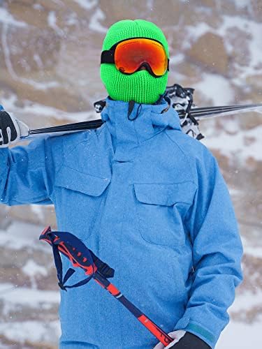 1 חור סרוג מלא פנים כיסוי למבוגרים חורף סקי גרב עבור בחוץ