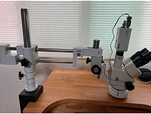 אוניברסלי כפול בום מעבדה תעשייתי זום המשקפת סטריאו מיקרוסקופ סטנד מחזיק סוגר זרוע 76 ממ מיקרוסקופ
