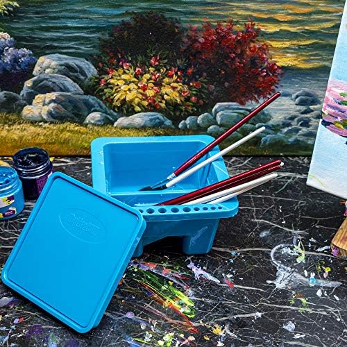 מנקה מברשות צבע, מחזיק מברשות צבע ומארגנים לצבעים אקריליים, צבעי מים ומים