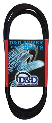 D&D PowerDrive B71/5L740 V חגורה, 5/8 x 74 OC, B/5L, גומי