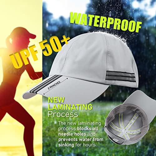גברים עמיד למים בייסבול כובע רעיוני חיצוני גשם כובע לנשים של עד 50+ לנשימה ספורט ריצה כובע