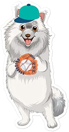 2 ידיים בייסבול כלב חולצה סמויד מהיר עקומת כדור מדבקות