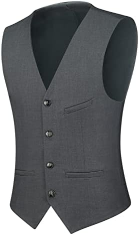 חליפות 3 חתיכות גברים חליפה רזה כפתור אחד טוקסידו עסקי חתונה לנשף חליפות בלייזר טוקסידו אפוד & מגבר; מכנסיים