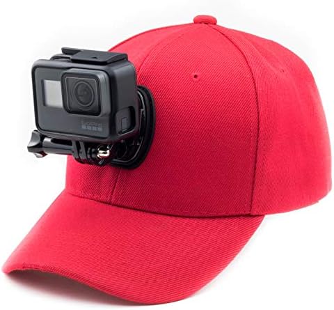 כובע כובע בייסבול של Digicharge עם מחזיק מצלמה אקשן הר הרכבה לגיבור GoPro Max / DJI Osmo Action 3 / Akaso