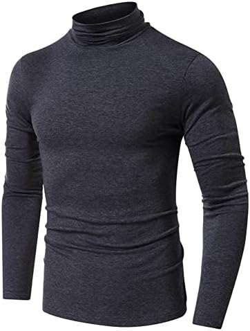 גברים של גולף בכושר דק שרוול ארוך סוודר מזדמן תרמית קל משקל בסיסי חולצה