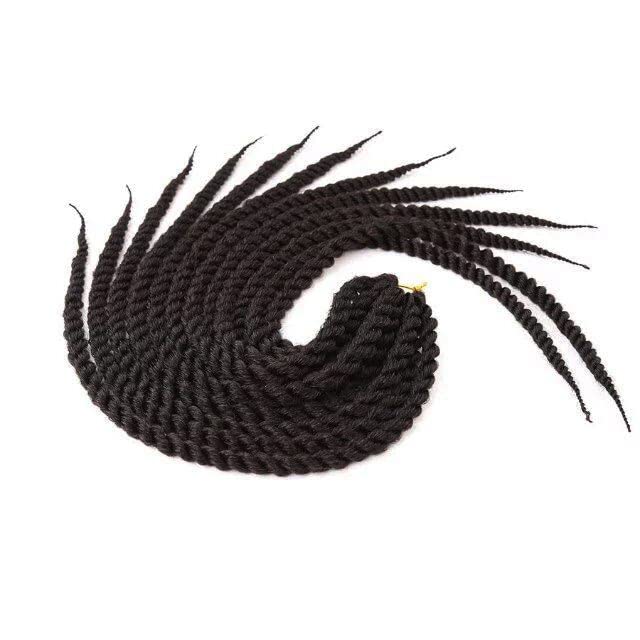 ססי בתוספת 6 חבילות הוואנה סרוגה טוויסט שיער צמות סנגלי טוויסט סרוגה קולעת שיער הרחבות