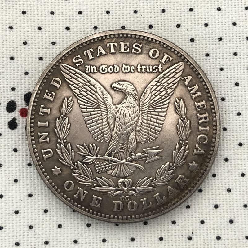 צ'ינגפנג 38 ממ מטבע דולר עתיק של דולר עתיק אמריקאי מורגן טראמפ אוסף מלאכת מטבעות 9