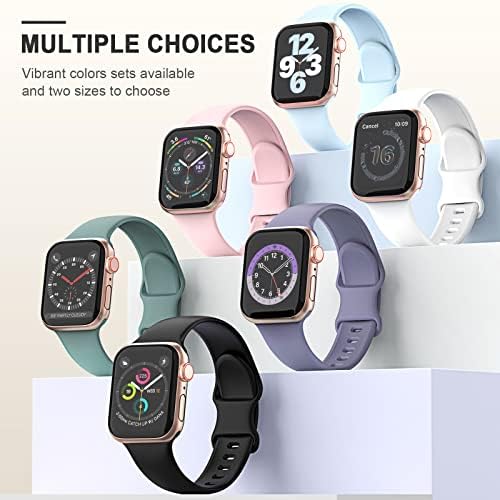 להקות זאלאבר תואמות להקת Apple Watch 40 ממ 38 ממ 41 ממ 42 ממ 44 ממ 45 ממ נשים גברים, סיליקון