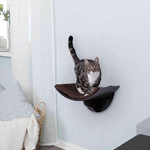 טריקסי לורנה קיר הר מוט, חתול מדף, חתול מיטה, חתול כסא, חתול ריהוט-אספרסו חום