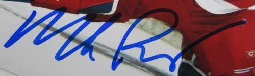 מייק ריכטר חתום על חתימה אוטומטית 8x10 צילום JSA COA III - תמונות NHL עם חתימה