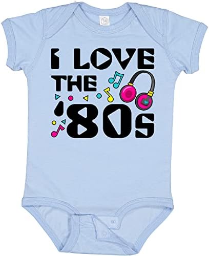 אינקטסטי אני אוהב את השנות ה -80 המוזיקלי בגד גוף לתינוק