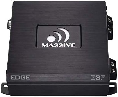 סדרת אודיו E3F Nano Edge Massive - 1500W RMS @ 1 אוהם / 3000 וואט מקס, מגבר מונו קומפקטי בטווח