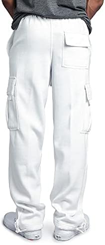 מכנסי מטען לגברים מרובים כיסים מכנסי מטען עבודה ללבוש מכנסי אימון ארוכים של מטען בטיחות