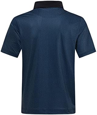 Deolax Mens Polo חולצות ביצועים לחות חולצת גולף פיתול