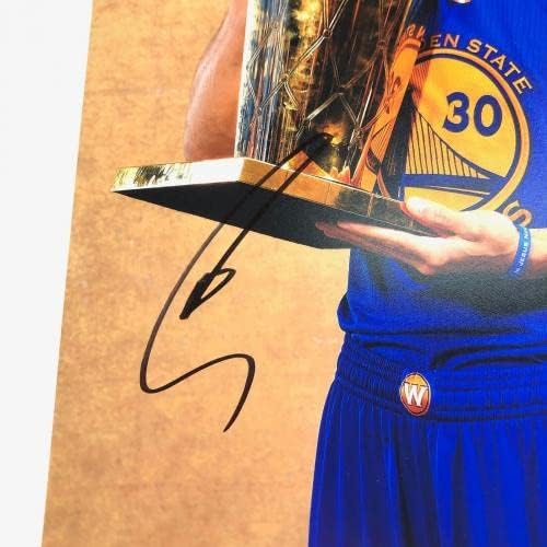 סטיבן קארי חתום 11x14 תמונה JSA גולדן סטייט ווריורס חתימה - תמונות NBA עם חתימה