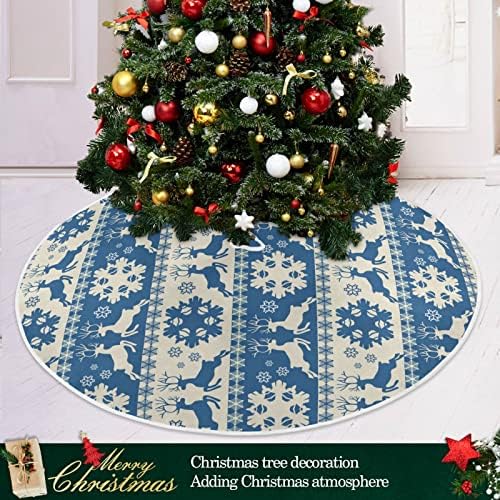 חצאית עץ חג המולד של חג המולד של Oarencol, חצאית עץ חג המולד של שלג פתית שלג 36 אינץ