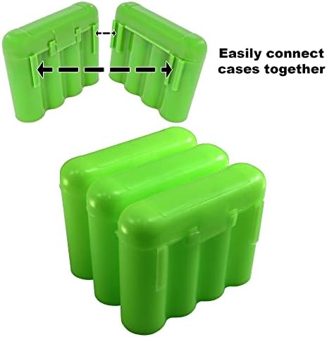 סוללה 12 ירוק פלסטיק א. א. א. א. סוללה מחזיק תיבת אחסון מקרי