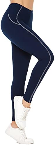 חותלות תרמיות של Mancyfit לנשים מכנסי יוגה תרמיים מרופדים על אימון למזג אוויר קר