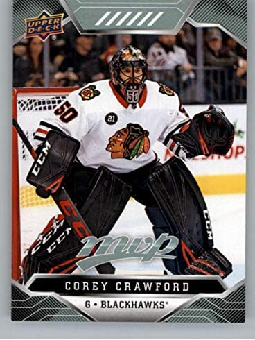 2019-20 סיפון עליון MVP 110 COREY CRAWFORD CHICAGO BLACKHAWK