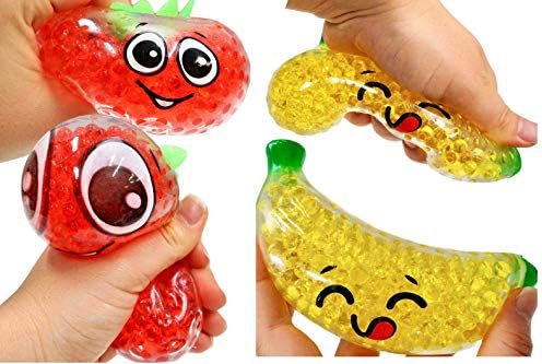 חרוזי מים כדורי לחץ פירות צעצועים מקושקשים צעצועים צעצועים של הקלה מתח גדולה כדורים כדורי ילדים לילדים