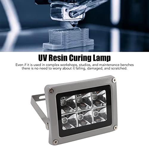 6W מנורת ריפוי שרף UV 405 ננומטר IP65 UV ריפוי מהיר מנורה ניידת ניידת דבק שרף רגיש פוטו