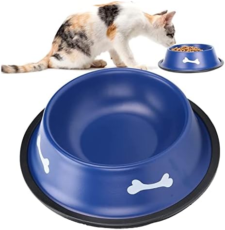 סט קערת מזון ומים חמוד, תחנת האכלת חתולים מנירוסטה, מתקן פינוק לחיות מחמד לחתלתול גור ובעלי חיים