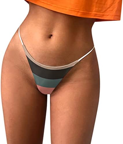 חוטיני מיתרי G סקסיות נשים שובבות למין רצועות מתיחה נמוכות במותניים תחתונים T-Back Back Comfy תקצירים