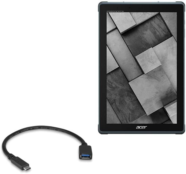 כבל Boxwave תואם ל- Acer Enduro Urban T3 - מתאם הרחבת USB, הוסף חומרה מחוברת USB לטלפון שלך עבור