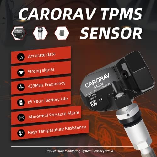 חיישן לחץ צמיג carorav 433MHz חיישן TPM