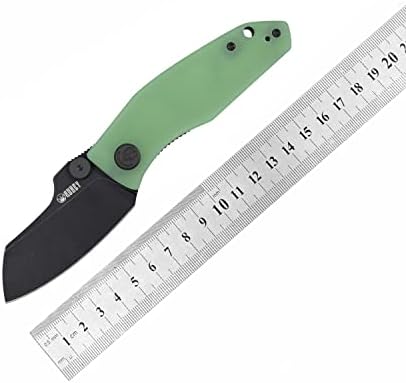סכין כיס קובי מונסטרדוג קו 337 ג, 2.95 להב מוצק גרם 10 ידיות חתיכים אגודל כפול וקליפ הפיך לציד וקמפינג
