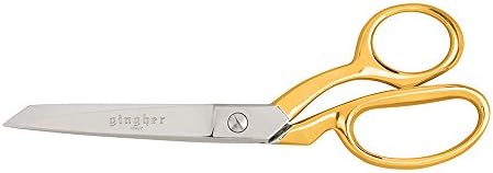 פיסקארס ג ' ינג 'ר 8 אינץ' סכין ידית זהב קצה כפוף סתגלן