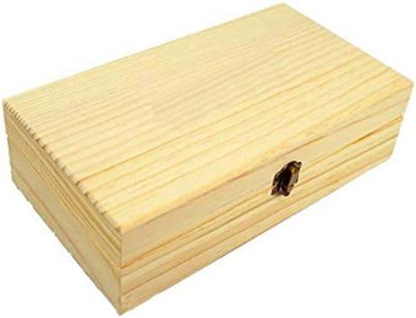 ANNCUS נייד מעץ מוצק קופסת אחסון שמן אתרי נשים מחזיקות מעץ קופסה מחזיקת קופסא איכותית קופסה יציבה