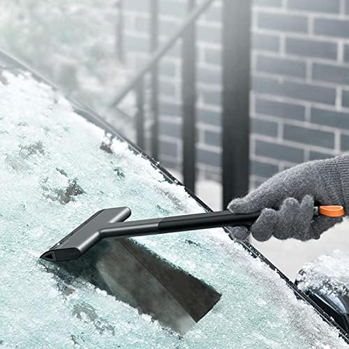 מכונית יטופוס מברשת שלג ומגרד קרח עם קצה חפירה חדה של 70 מעלות קצה 30 סמ ידית חורף כלי חורף חלון רכב