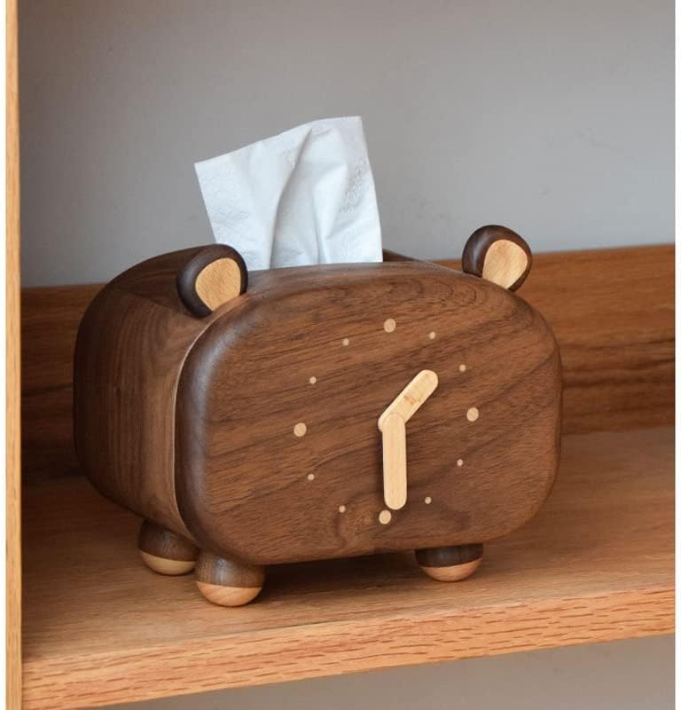 Wykdd Walnut Boxue Coxue מכסה עץ מפית בית קופסת נייר קופסת נייר מעץ מלא מפית קופסת נייר קופסת נייר
