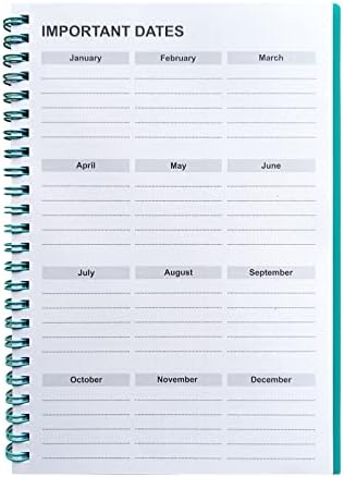 Cheneyboo המתכנן היומי ללא תאריך, לעשות מחברת רשימה עם מתכנן יעדים של לוח הזמנים לפי שעה, הגדר יעדים בבירור הגדלת