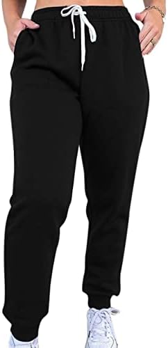 מכנסי טרניעה רחבים מזדמנים של נשים פלוס מכנסי יוגה כותנה בגודל כותנה בגודל