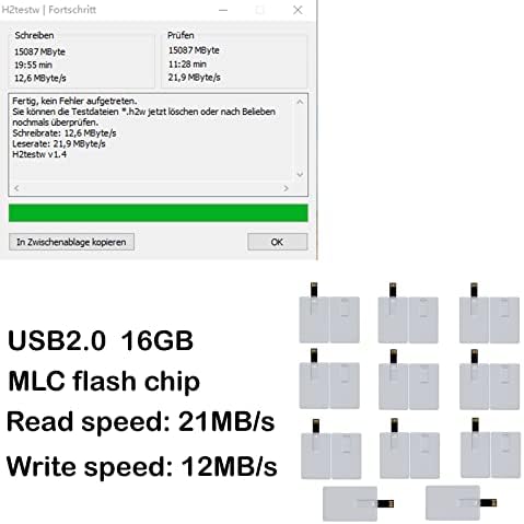 כרטיס אשראי USB 16GB 25 חבילה USB כונני פלאש