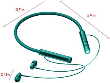 Ke1clo צוואר אוזניות Bluetooth אוזניות אלחוטיות עם תאורת פנס, זמן משחק של 40 שעות, אטום למים וסטריאו