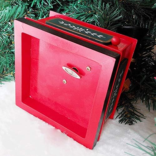 קישוטים לחג המולד של ZHYH קופסא מוזיקת ​​עץ קופסא מוזיקה קופסת חדר שינה קישוט לקישוט הבית קופסת מוסיקה