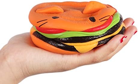 Anboor 4.5 Squishies Jumbo Elt Rising Kawaii Squishies Cat Hamburger צעצוע למתנת אוסף