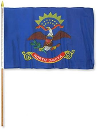 דגל מקל RFCO צפון דקוטה 12 x18