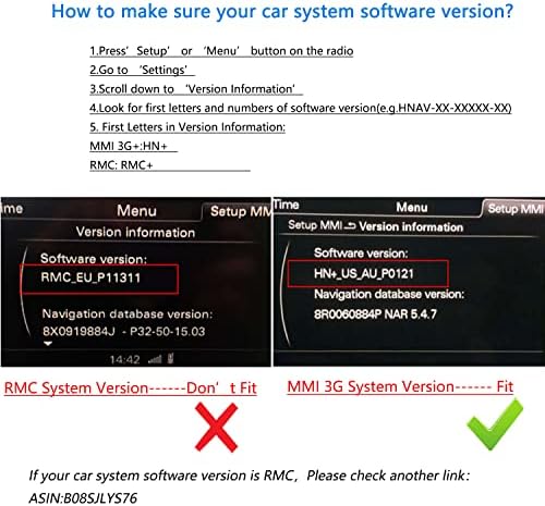 דרכים עליונות אלחוטיות Carplay מודול Android Auto לאאודי Q3 2014-2018 שנה עם MMI 3G ,, מפענח