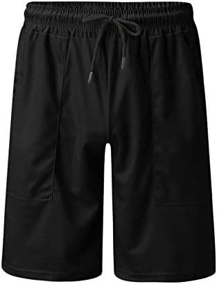 מכנסיים קצרים של Ubst Mens קיץ מכנסיים קצרים נושמים משוררים אימון מזדמן ריצה תחתוני ספורט מכנסיים קצרים של רצועת