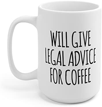 פנבולה יהיה לתת ייעוץ משפטי עבור קפה עורך דין ספל חוק תלמיד סיום מתנה מצחיק מורה יועץ קרמיקה כוס 11 עוז לבן